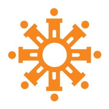 Immigration Advocates Network logo orange